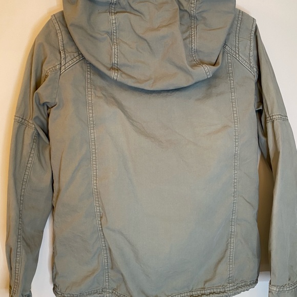 cute green mid waste trench coat - Picture 5 of 6